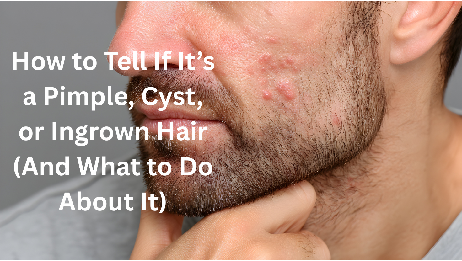 How to Tell If It’s a Pimple, Cyst, or Ingrown Hair (And What to Do About It)