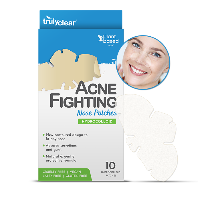 Hydrocolloid nose patch for clogged pores and blackhead care