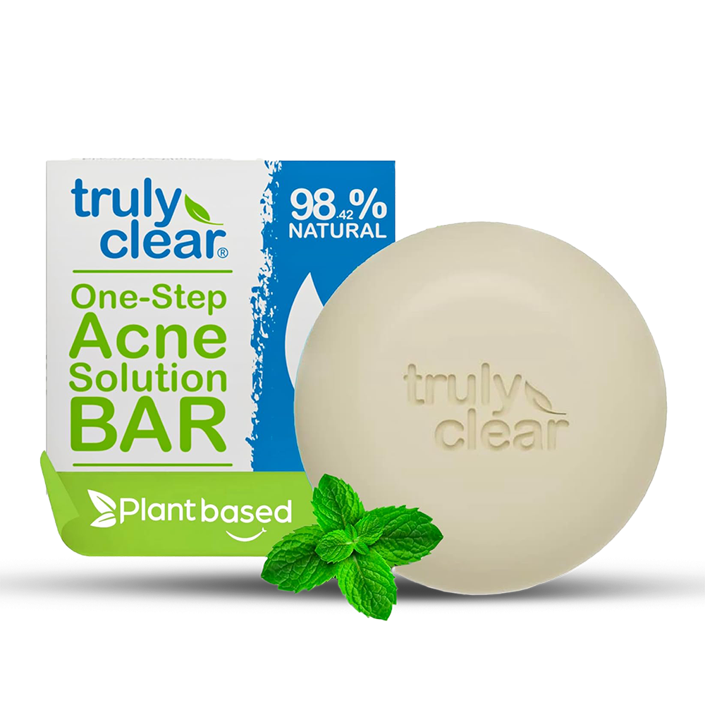 Truly Clear one-step acne treatment bar with salicylic acid and aloe
