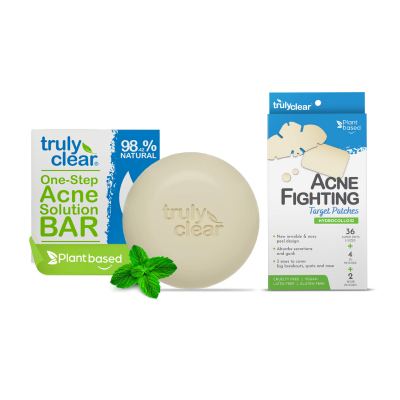 Truly Clear Skin Duo | Acne Bar + Hydrocolloid Patches for Clear Skin Truly Clear Skin Duo | Acne Bar + Hydrocolloid Patches for Clear Skin