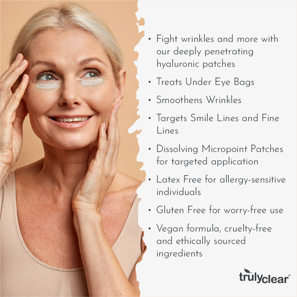 Truly Clear Wrinkle Fighting Hyaluronic Patches 2-Pack