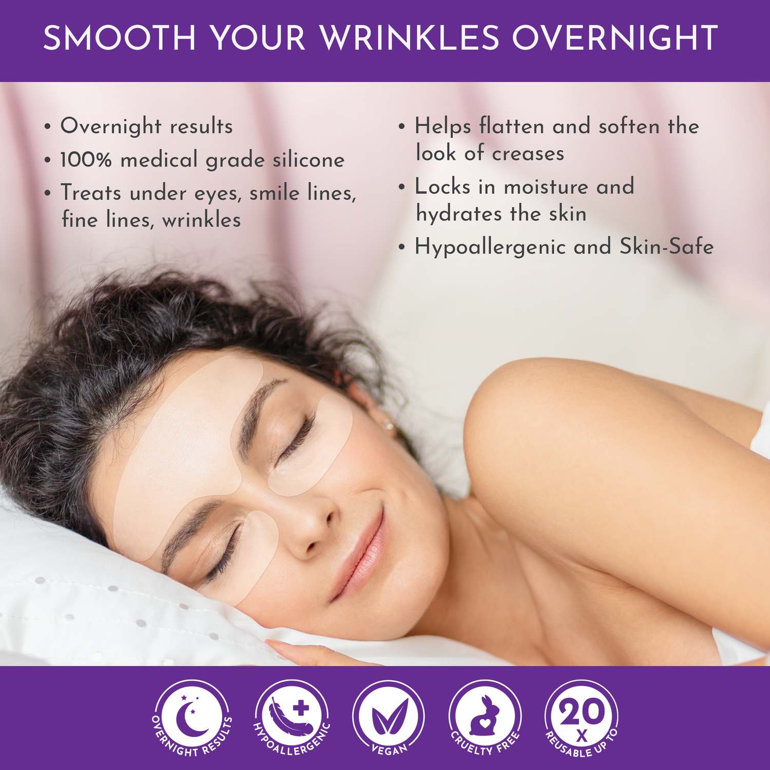 Truly Clear Wrinkle Fighting Silicone 3 Piece Face Set