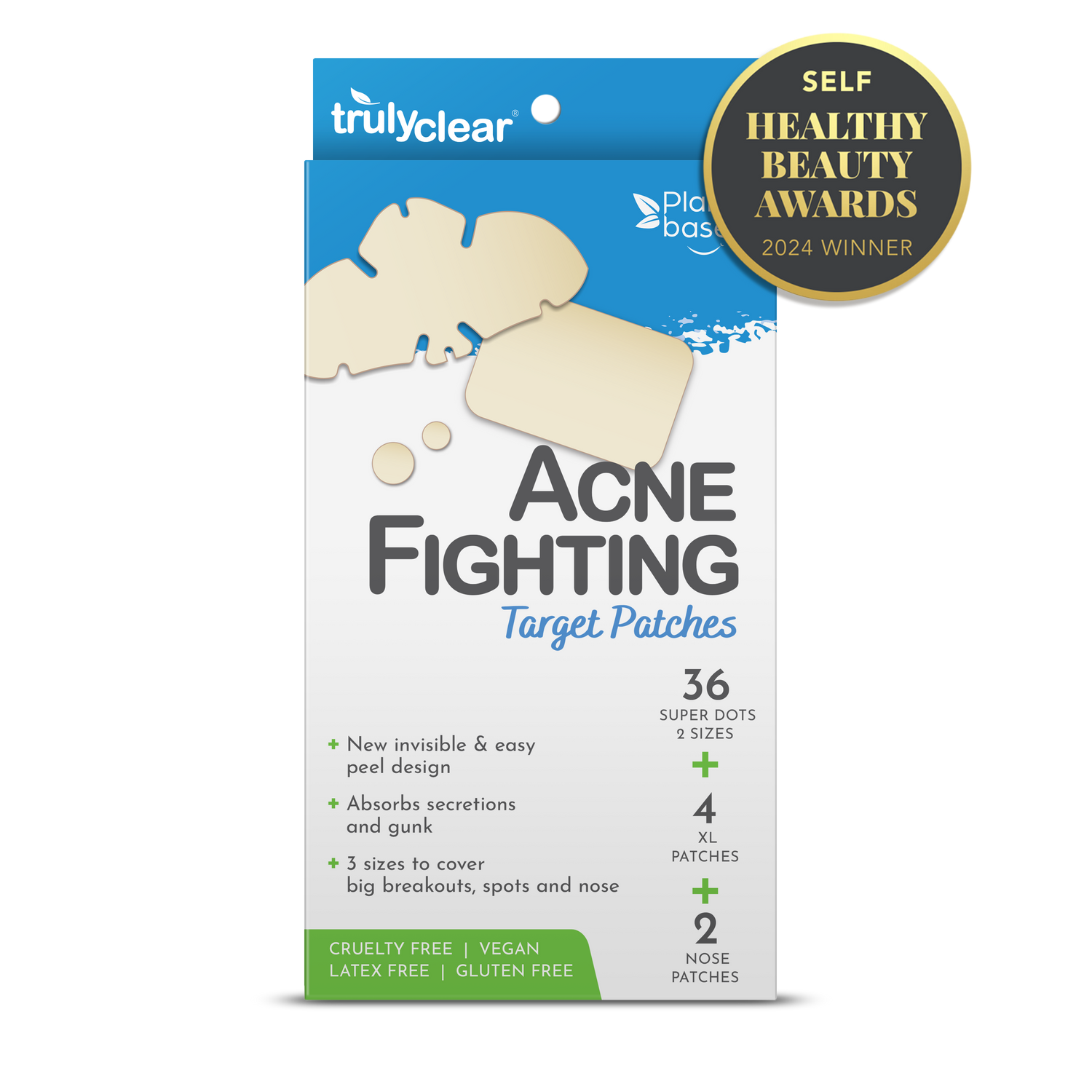 Truly Clear Hydrocolloid Target Patches
