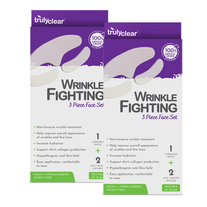 Truly Clear Wrinkle Fighting Silicone 3 Piece Face Set 2-Packs