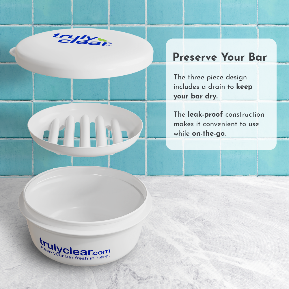 Truly Clear Keep Dry Soap Case